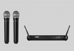 Shure SVX 288E/PG28 : Bộ thu và 2 bộ phát kèm micro không dây cầm tay